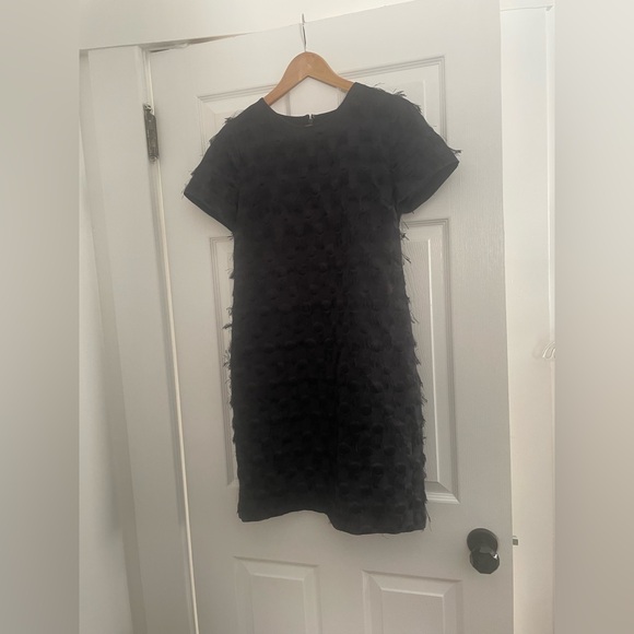 Banana Republic Highly Textured Black Mini Dress - Picture 5 of 16